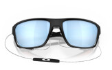 OAKLEY Split Shot Matte Black Prizm Deep Water Polarized