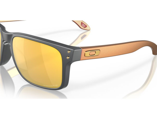OAKLEY Holbrook Matte Carbon Prizm 24K Polarized