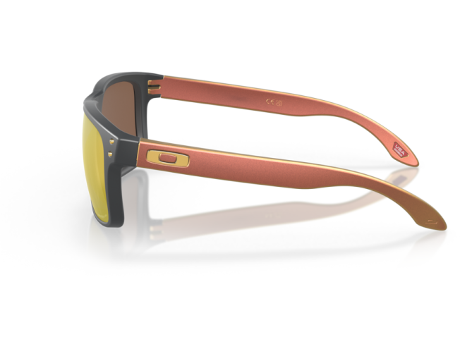 OAKLEY Holbrook Matte Carbon Prizm 24K Polarized