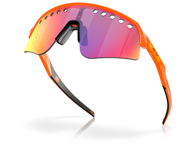 OAKLEY Sutro Lite Sweep Mathieu Van Der Poel Orange Sparkle Prizm Road