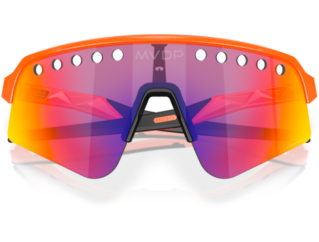 OAKLEY Sutro Lite Sweep Mathieu Van Der Poel Orange Sparkle Prizm Road