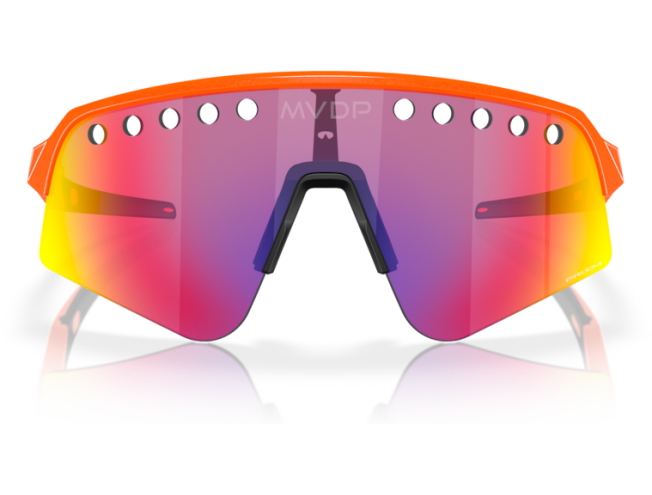 OAKLEY Sutro Lite Sweep Mathieu Van Der Poel Orange Sparkle Prizm Road