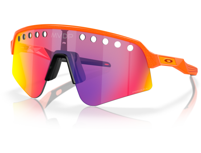 OAKLEY Sutro Lite Sweep Mathieu Van Der Poel Orange Sparkle Prizm Road