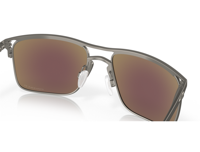 OAKLEY Holbrook TI Matte Gunmetal Prizm Sapphire Polarized