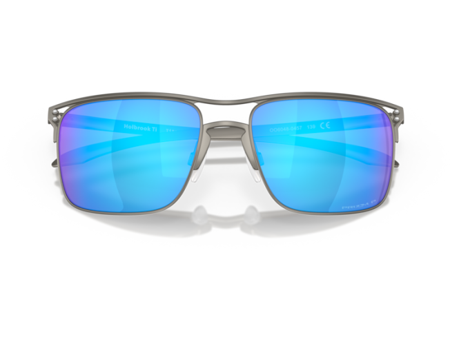 OAKLEY Holbrook TI Matte Gunmetal Prizm Sapphire Polarized