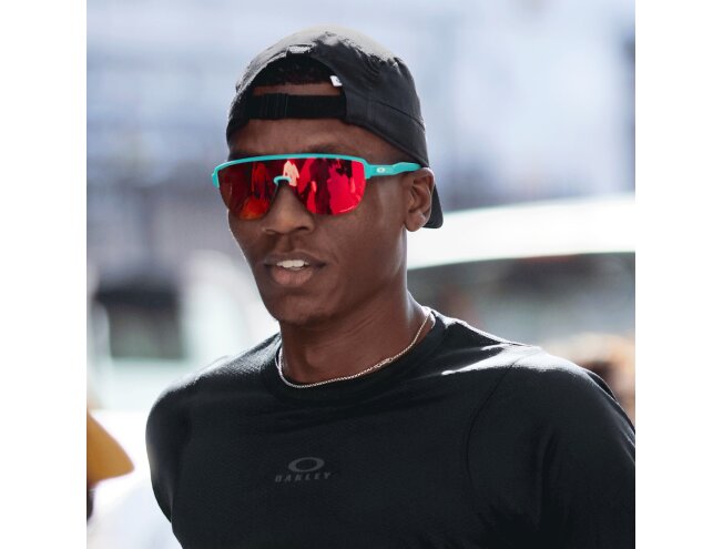 OAKLEY Corridor Matte Celeste Prizm Ruby