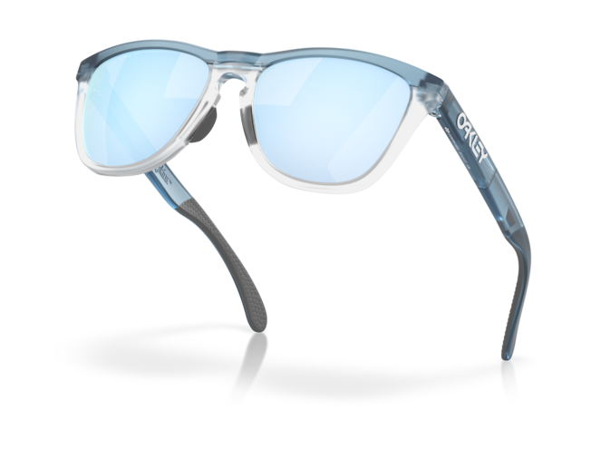 OAKLEY Frogskins Range Transparent Stonewash Prizm Deep Water Polarized
