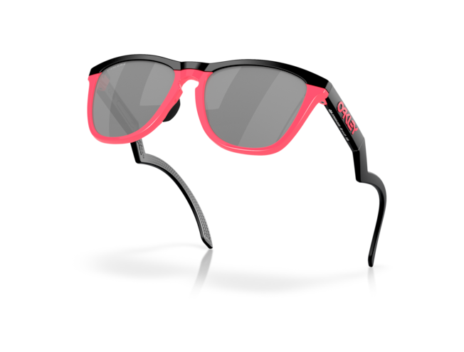OAKLEY Frogskins Hybrid Matte Black/Neon Pink Prizm Black