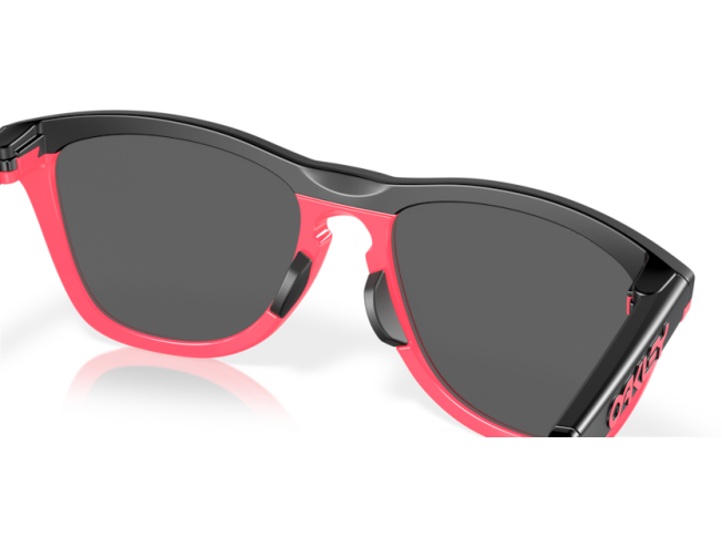 OAKLEY Frogskins Hybrid Matte Black/Neon Pink Prizm Black