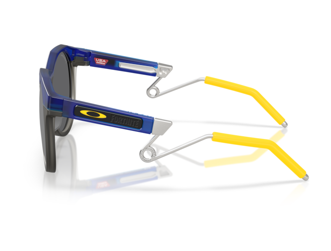 OAKLEY HSTN Metal Fortnite - Transparent Crystal Blue Prizm Black