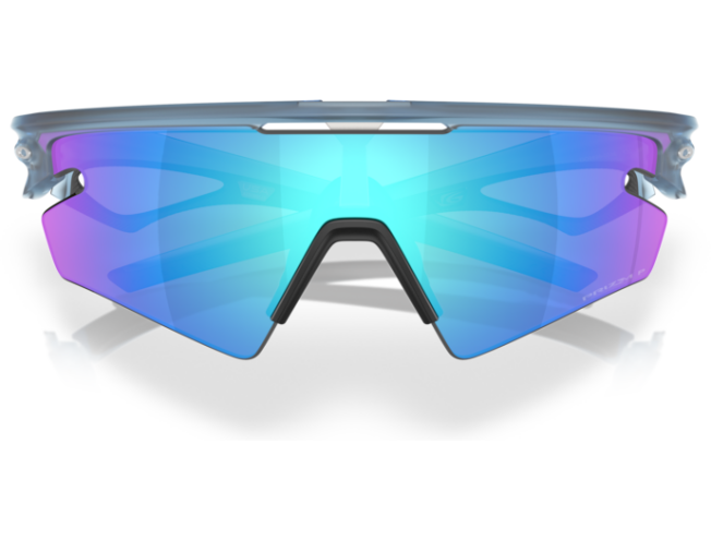 Päikeseprillid OAKLEY Sphaera Slash Matte Transparent Stonewash Prizm Sapphire Polarized