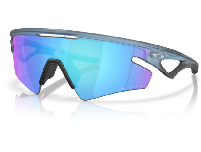 Päikeseprillid OAKLEY Sphaera Slash Matte Transparent Stonewash Prizm Sapphire Polarized