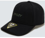 OAKLEY 6 Panel Stretch Metallic Hat Blackout S/M