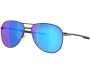 Päikeseprillid OAKLEY Contrail TI Satin Light Steel Prizm Sapphire Polarized